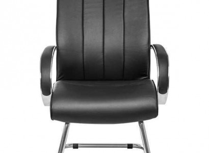 Executive chair, leather-upholstered, black office chair, computer chairs, chair furniture, new
